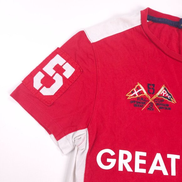 Polo Ralph Lauren Great Britain TShirt Men’s S 2014 Ocean Challenge Chief Keef - Picture 7 of 12